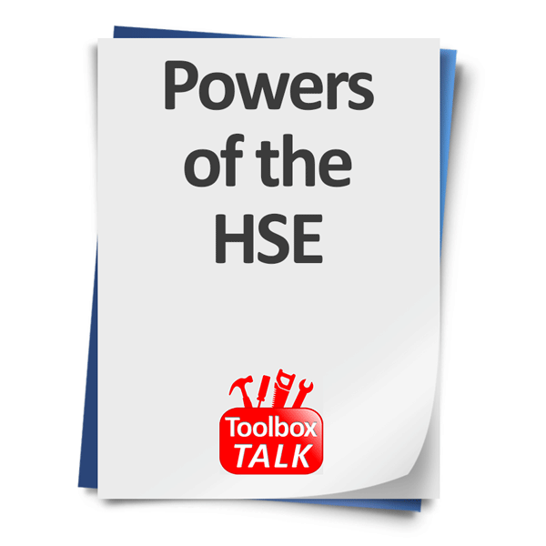 Powers Of The Hse Toolbox Talk Template Your Safety Expert