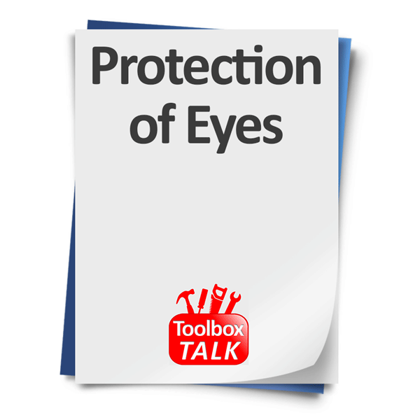 Protection of Eyes Toolbox Talk Template Your Safety Expert